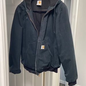 Black Carhartt jacket. Size small